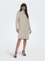 Light grey women's brindle sweater dress ONLY Silly - Women