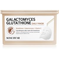 Some By Mi Galactomyces Glutathione Daily Mask Pack озаряваща платнена маска големи опаковки 30 бр.