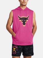 Under Armour Project Rock Fleece Payoff Sleeveless Sweatshirt Rosa