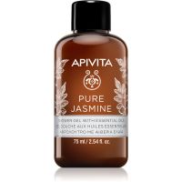 Apivita Pure Jasmine Shower Gel vlažilen gel za prhanje z eteričnimi olji 75 ml