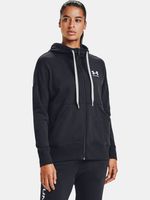 Under Armour RIVAL FLEECE FZ HOODIE Sweatshirt Schwarz