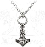 Halsband/Halskette Thors Hammer Amulet - ALCHEMY GOTHIC - P696