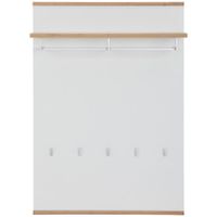 Xora VEŠIAKOVÝ PANEL, biela, dub artisan, 85/119/28 cm