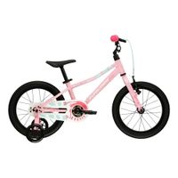Odlehčené dětské kolo Kross Mini 4.0 16" - model 2026 • 100-120 cm • 8,5 kg 9" (100-120 cm) růžová/bílá/lesk