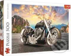 Černá motorka - puzzle z kategorie 60 - 300 dílků