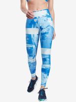 Reebok Lux Bold Legging Blau