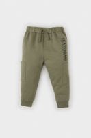 DEFACTO Baby Boy Elastic Waist Leg Printed Pocket Tracksuit Bottoms