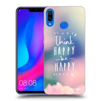 Silikónový čierny obal pre Huawei Nova 3 - Mysli pozitívne!