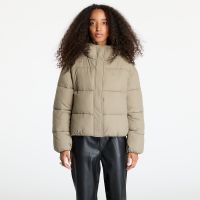 Μπουφάν Calvin Klein Jeans Logo Short Hooded Puffer Jacket Gray M