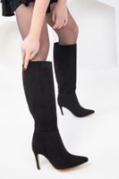 Soho Black Suede Women's Boots 20029