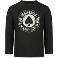 Metal T-Shirt Kinder Motörhead - Born to Lose - METAL-KIDS - 545.36.8.999 128