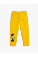 Koton Jogger Sweatpants Tied Waist Print Detailed Pocket