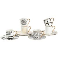 Novel SADA ŠÁLOK nový kostný porcelán (new bone china) keramika