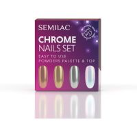 Semilac Set Chrome Nails Geschenkset für Nägel