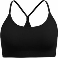 Smartwool MERINO BLEND BRALETTE W Дамски сутиен, тип бюстие, черно, размер