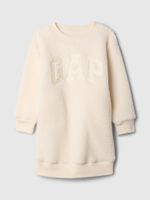 GAP Baby sherpa sweatshirt dress with logo - Girls