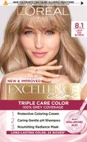 L’Oréal Paris hajfesték - EXCELLENCE Creme -  8.1 Light Ash Blonde