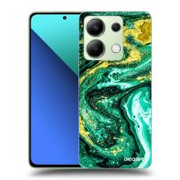 Silikónový prehľadný obal pre Xiaomi Redmi Note 13 5G - Green Gold
