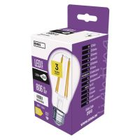 3 + 1 zdarma – LED žárovka Filament A60 / E27 / 5,9 W (60 W) / 806 lm / neutrální bílá