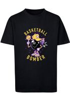 Children's Basketball Bomber Jacket T-Shirt Black