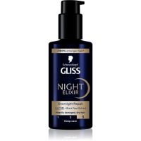 Schwarzkopf Gliss Night Elixir еликсир без отмиване за увредена коса 100 мл.