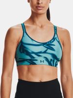 Under Armour UA Infinity Mid Printed Bra-BLU - Women's