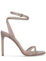 105mm Chrissy Glossy Leather Sandals
