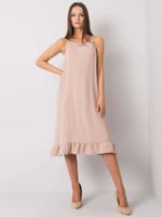 Beige casual summer dress