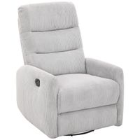 Carryhome RELAXAČNÉ KRESLO, kov, textil, svetlosivá