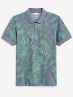 Celio Cepalm Polo Koszulka Niebieski