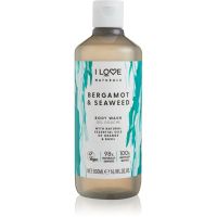 I Love Naturals Bergamot & Seaweed parfümiertes Duschgel 500 ml