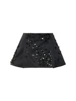Embellished Duchesse Mini Skirt
