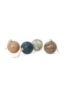 Ferm Living Sada vianočných ozdôb ferm LIVING Marble Baubles L 4-pak