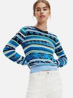 Desigual Rainforest Pullover Blau