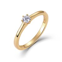 Olivie Zásnubný prsteň DIAMANT 0,2ct GOLD 9242 Veľkosť prsteňov: 10 (EÚ: 62-64)