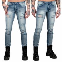 WORNSTAR - Herren Jeans - Rampager Shredded - Klassisch Blau 38