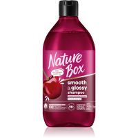 Nature Box Cherry šampon za glajenje las za neobvladljive lase 385 ml