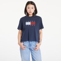 Koszulka Tommy Jeans Flag Badge Boxy Fit T-Shirt Dark Night Navy XS