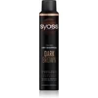 Syoss Dark Brown suchý šampón pre tmavé vlasy 200 ml