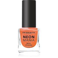 Dermacol Neon Mania Nagellack Farbton 2 Orange Glow 5 ml