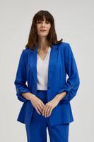 Women's jacket with 3/4 sleeves MOODO - navy blue