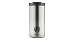 24 Bottles Travel Tumbler Brushed Steel 600ml Unisex - Pohár 24Bottles - Silver - TT_060_406-One-size - Size: One size