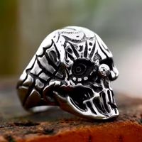 Ring Skull Punk Clown 13