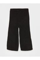 LC Waikiki LCW Baby Basic Girls' Knitwear Leggings with an Elastic Waist.