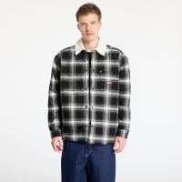 Πουκάμισο Tommy Jeans Check Teddy Mix Overshirt Black S