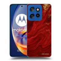 Silikónový čierny obal pre Motorola Edge 50 Neo - Red