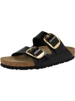BIRKENSTOCK Natikače s potpeticom 'Arizona'  zlatna / crna