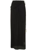 Embellished Cutout Long Skirt