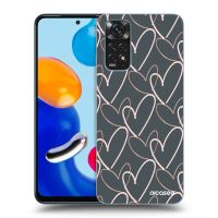 Silikónový čierny obal pre Xiaomi Redmi Note 11 - Veľa lásky