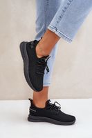 PS1 Siateczkowe Wsuwane Buty Sportowe Damskie Czarne Harice